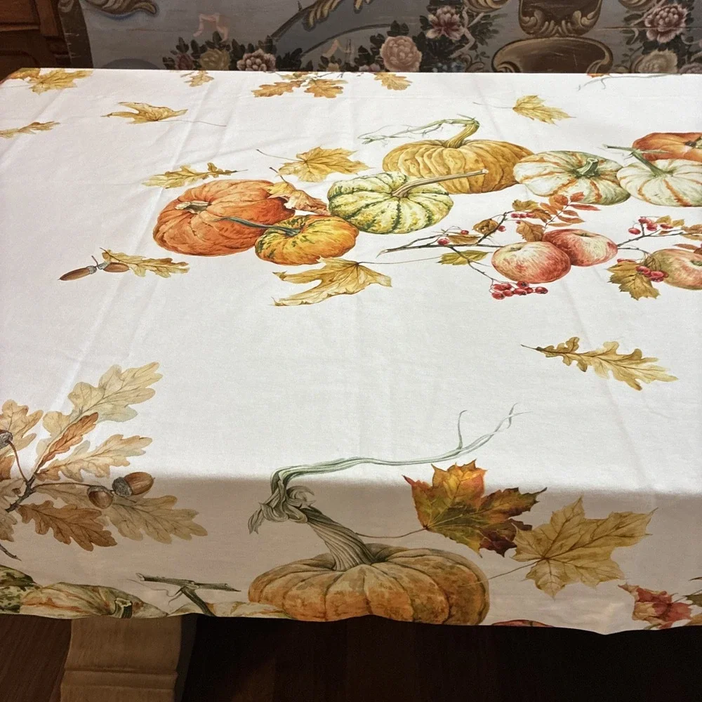 Southern Living Tablecloth Fall Autumn Thanksgiving 56x80
